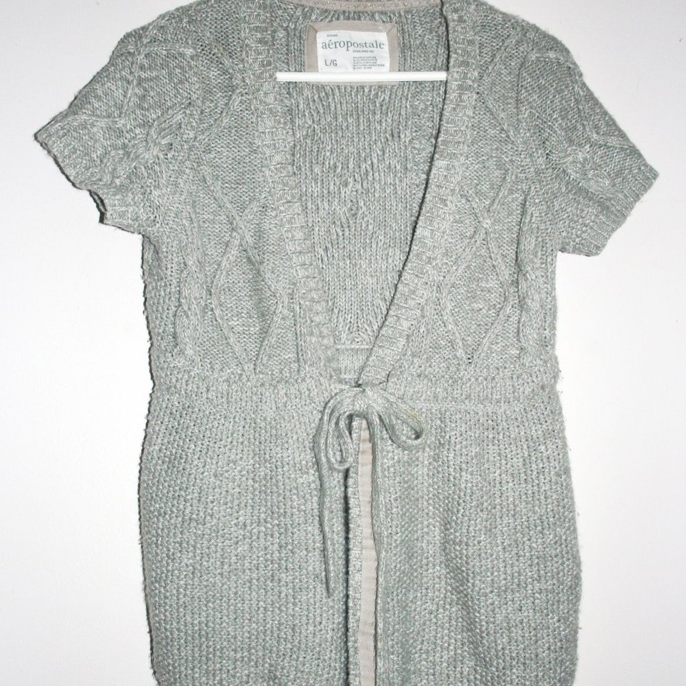 Aeropostale Grey Cardigan with a Little Sparkle